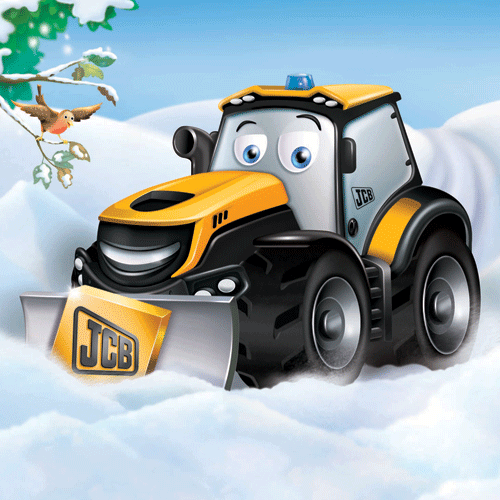 JCB snowplow